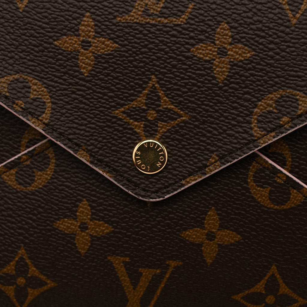 Louis Vuitton Monogram Large Kirigami Pochette Insert Rose Ballerine