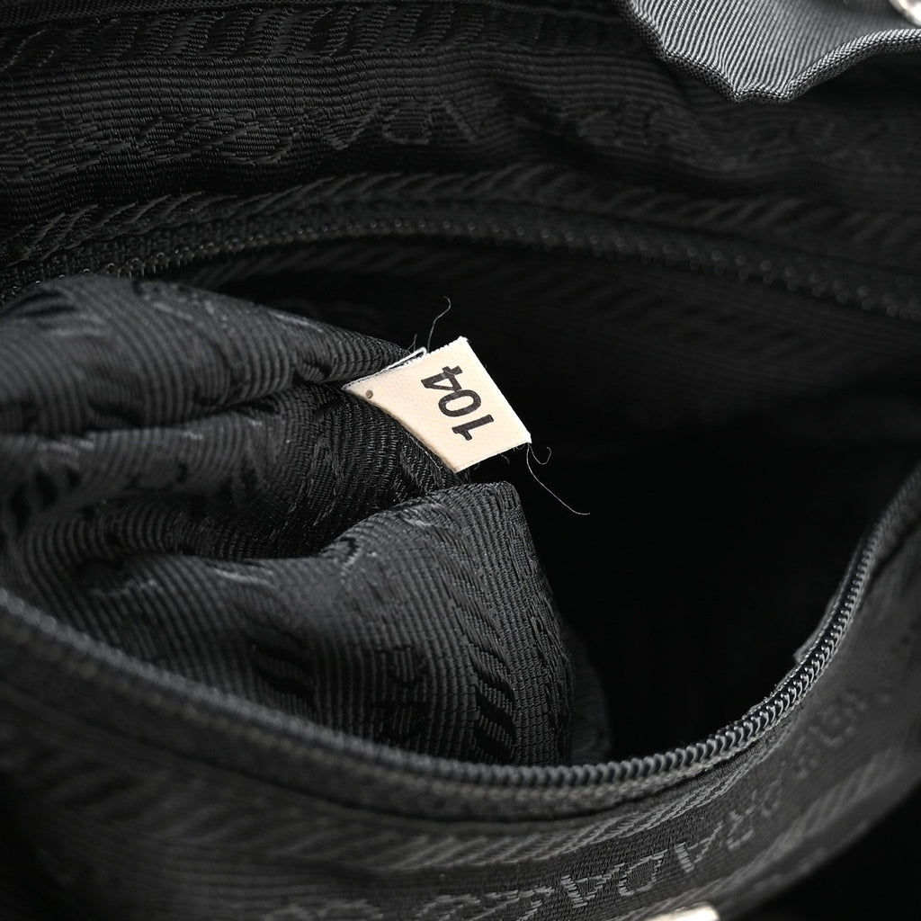 Prada Nylon Vela Small Backpack Black