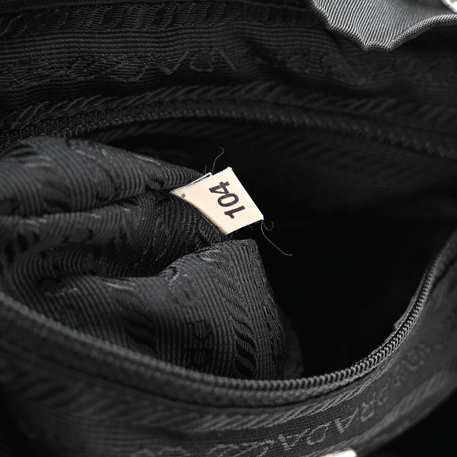Prada Nylon Vela Small Backpack Black