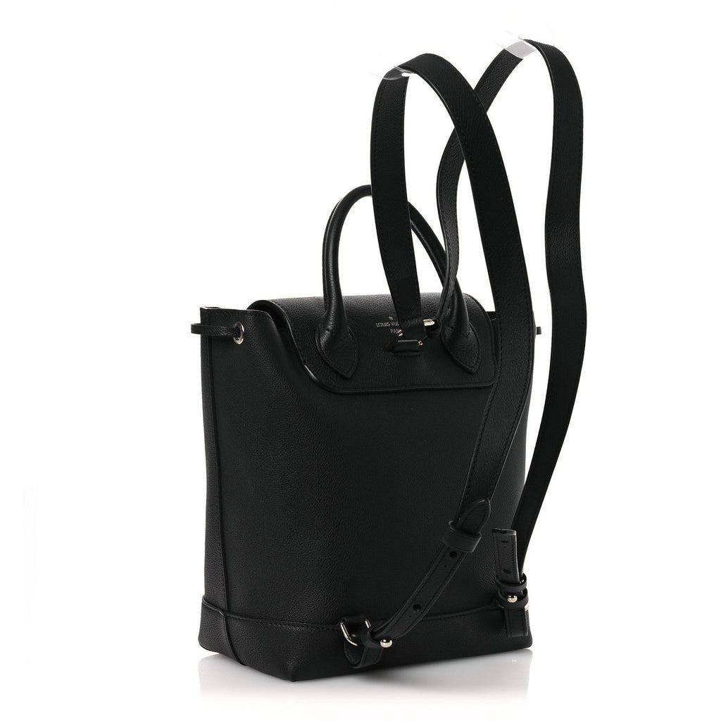 Louis Vuitton Calfskin Lockme Backpack Black