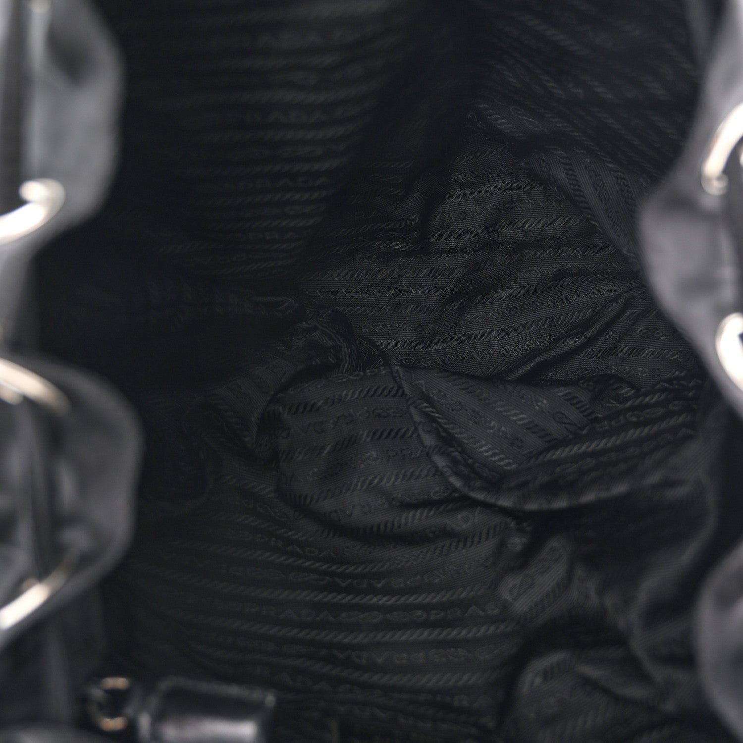Prada Tessuto Nylon Vela Medium Backpack Black