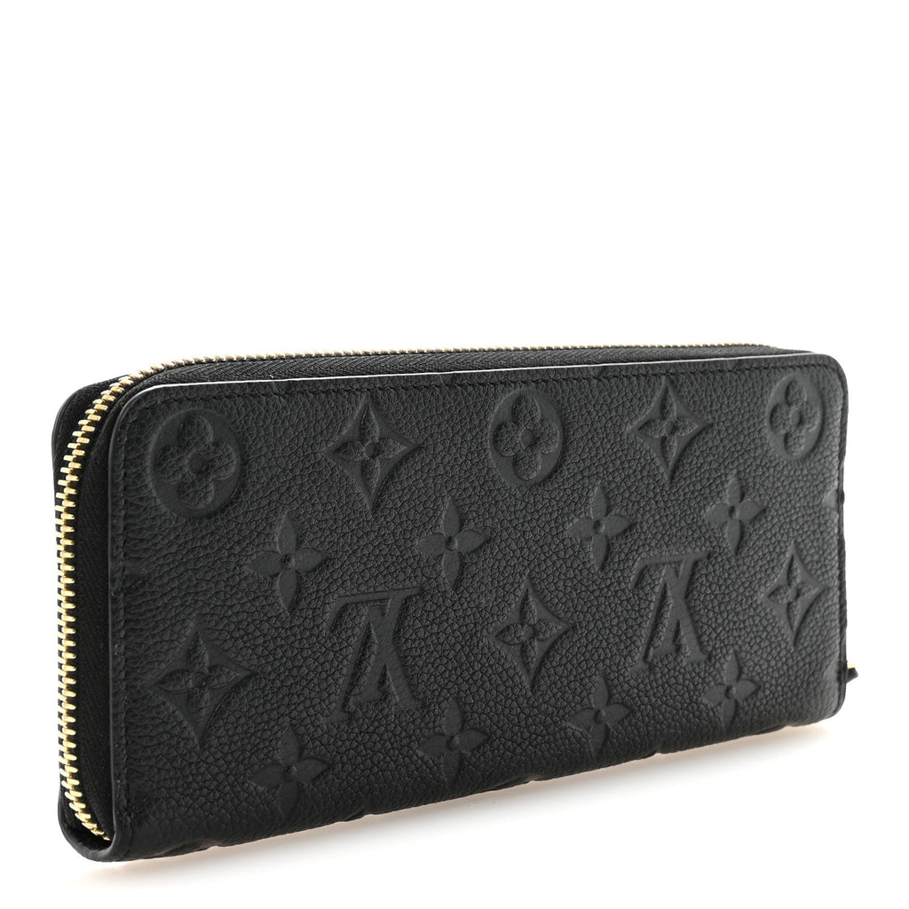Louis Vuitton Empreinte Clemence Wallet Black