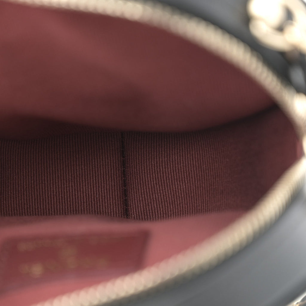 Chanel Lambskin Quilted CC In Love Heart Clutch With Chain  Black