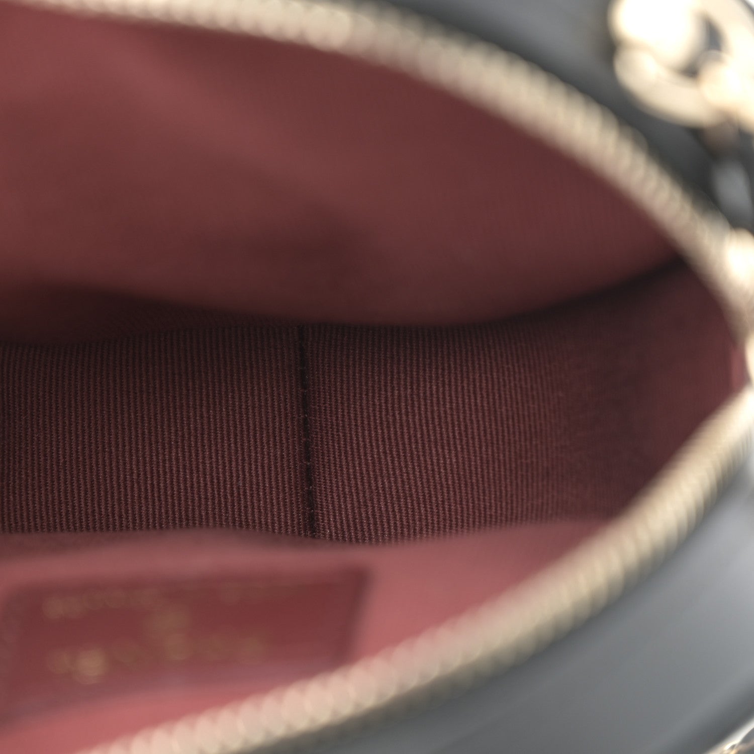 Chanel Lambskin Quilted CC In Love Heart Clutch With Chain  Black