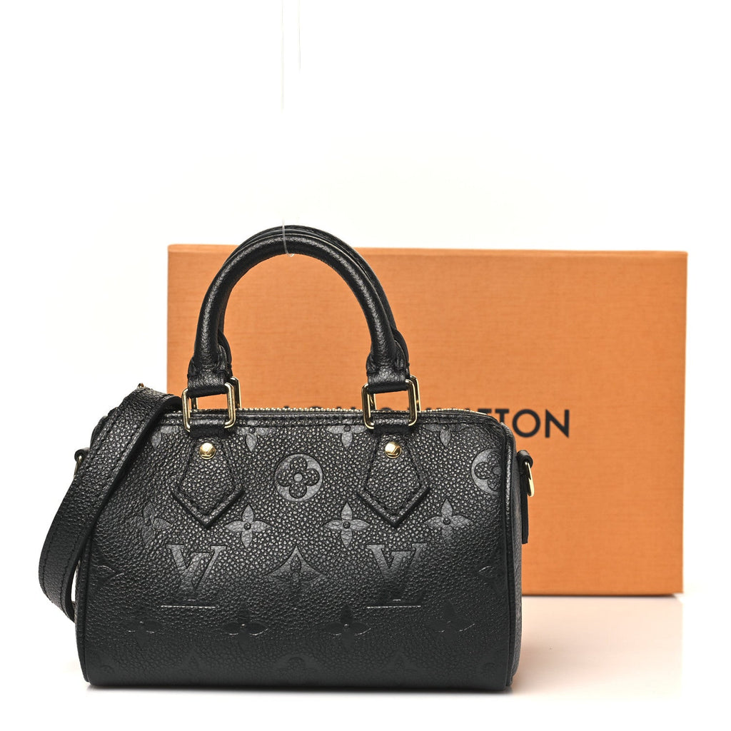 Louis Vuitton Empreinte Monogram Nano Speedy Black