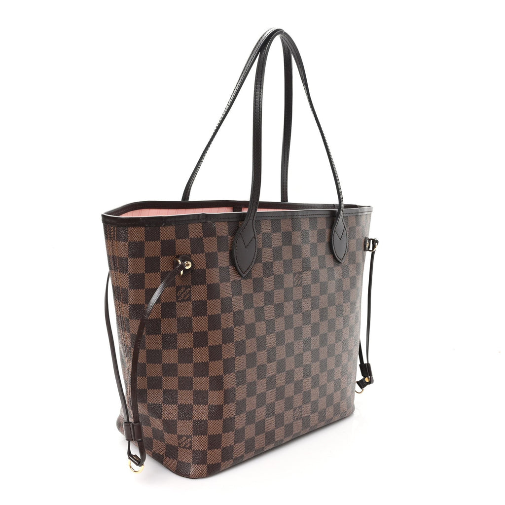 Louis Vuitton Damier Ebene Neo Neverfull MM Rose Ballerine