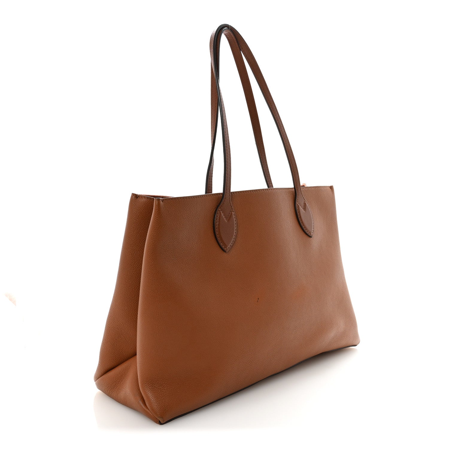 Louis Vuitton Grained Calfskin Lockme Shopper Chataigne