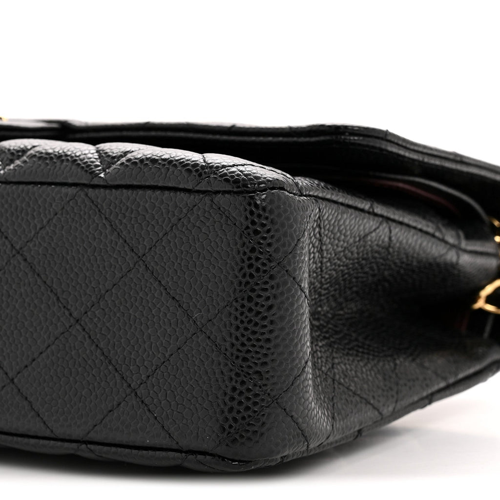 Chanel Caviar Quilted Medium Double Flap Black