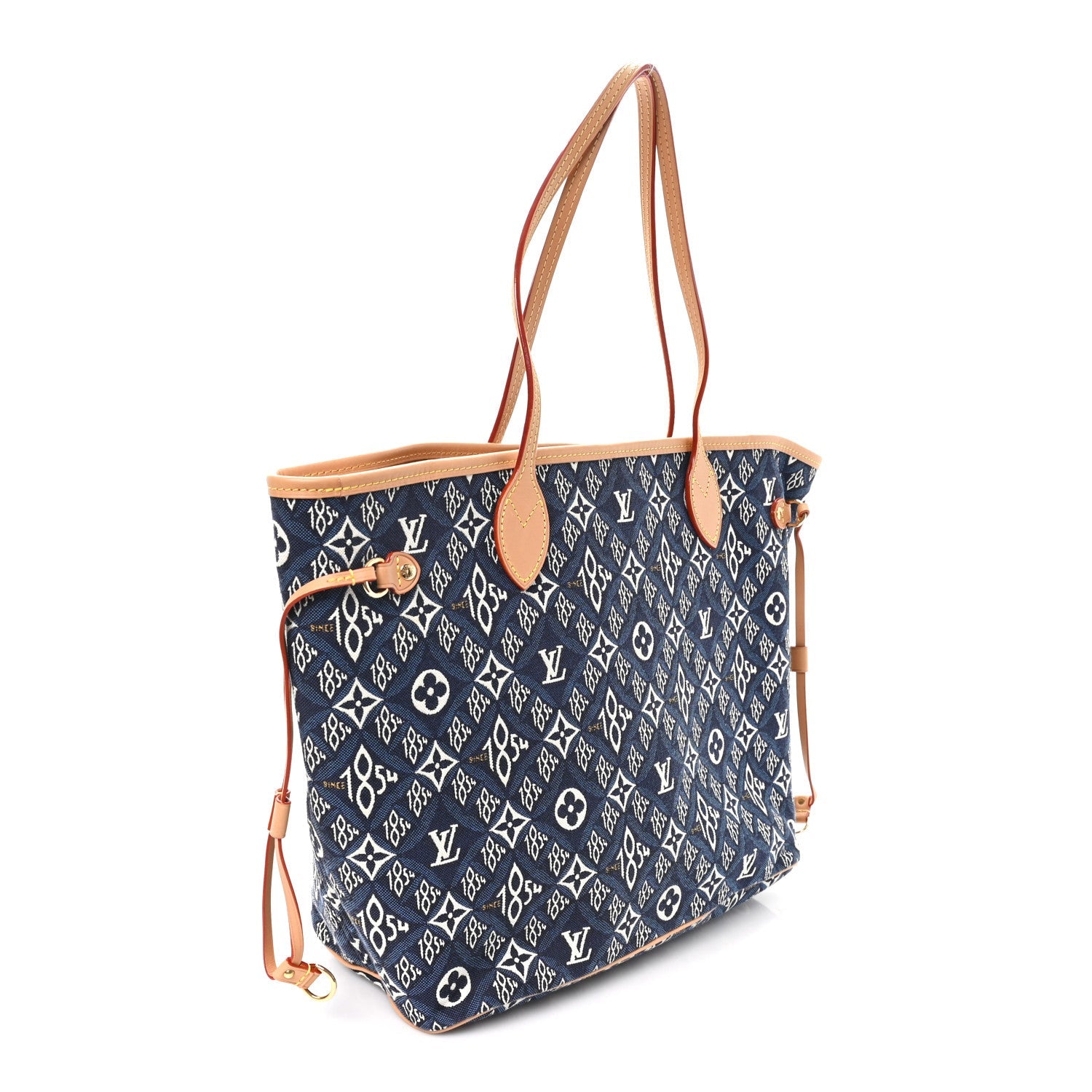 Louis Vuitton Jacquard Since 1854 Neverfull MM Blue