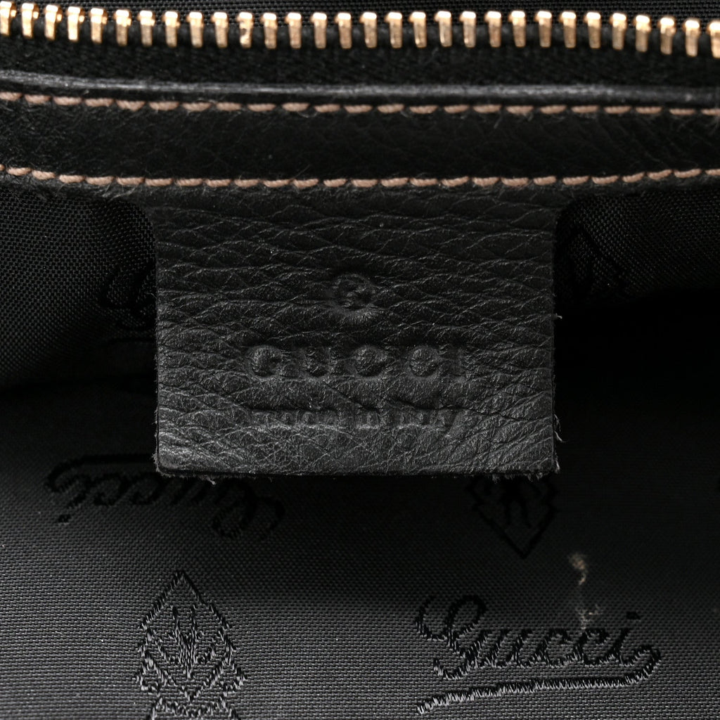Gucci Dialux Medium Britt Tote Black