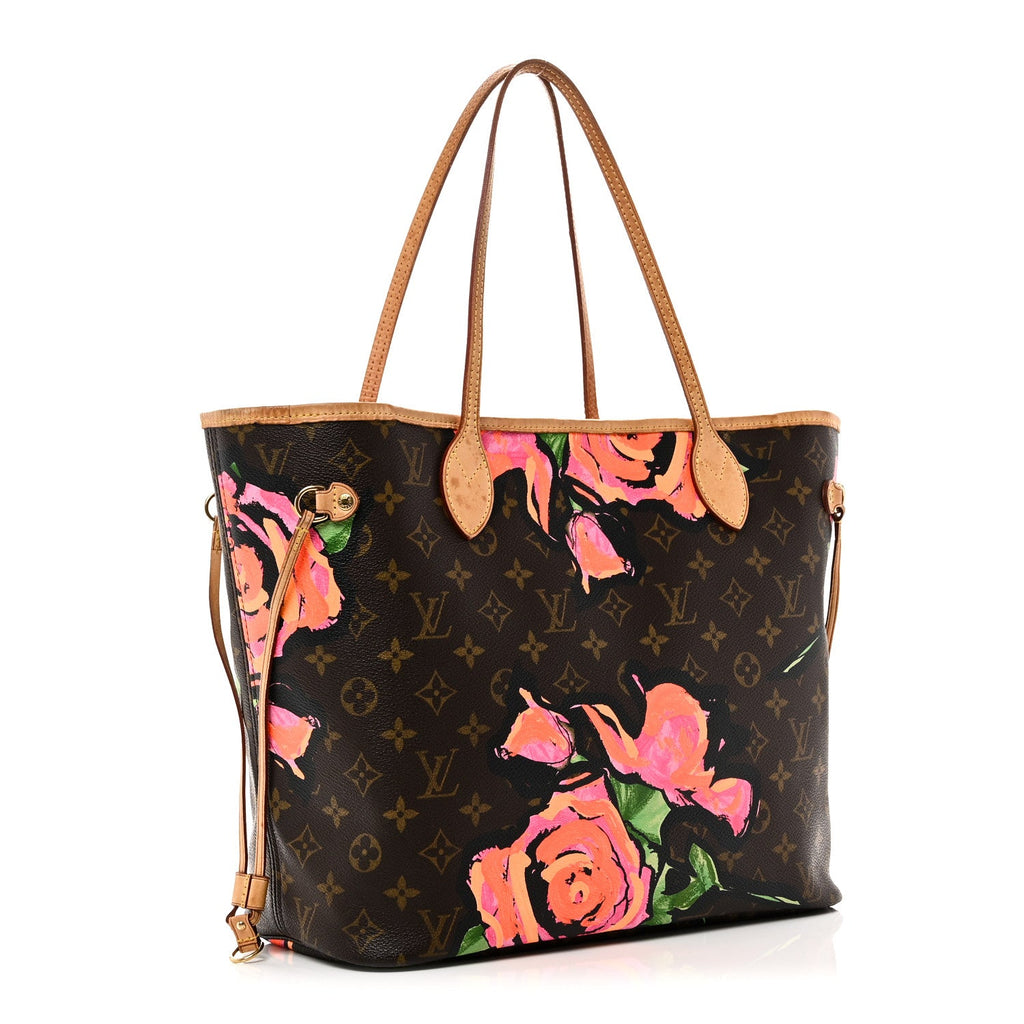 Louis Vuitton Monogram Roses Neverfull MM