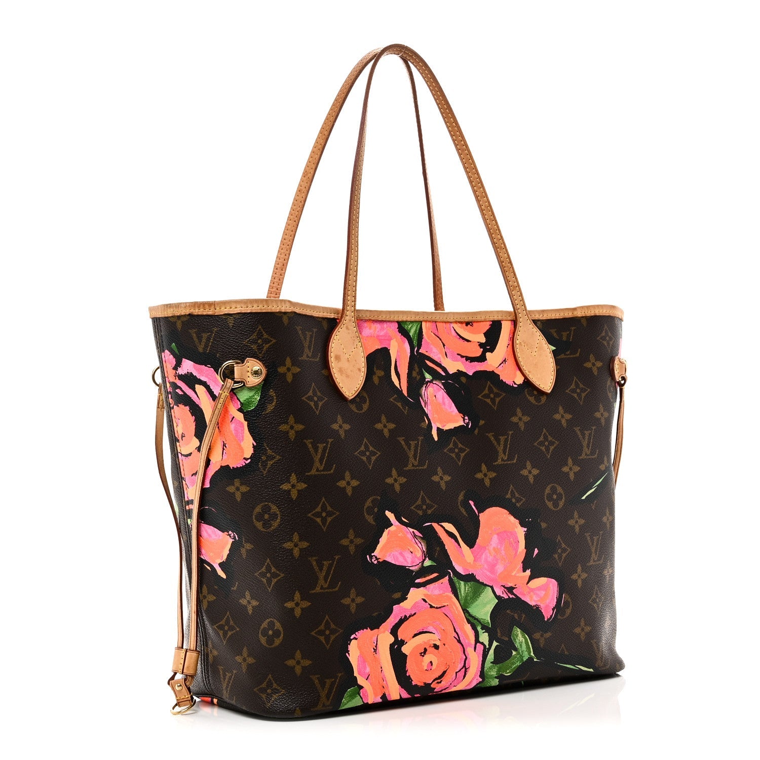 Louis Vuitton Monogram Roses Neverfull MM