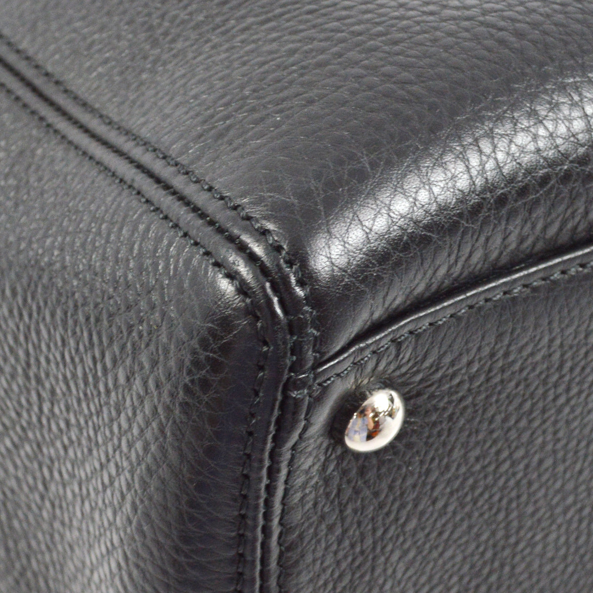 Chanel 2014-2015 Black Calfskin Executive Tote Handbag
