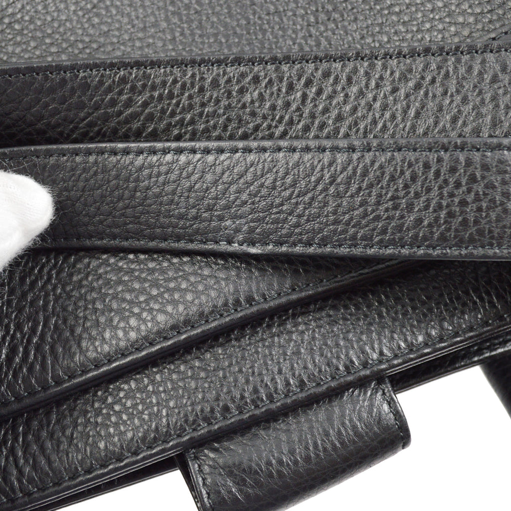 Chanel 2014-2015 Black Calfskin Executive Tote Handbag
