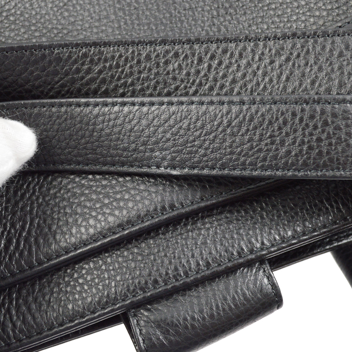 Chanel 2014-2015 Black Calfskin Executive Tote Handbag