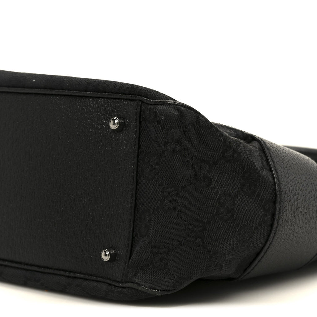 Gucci Monogram Shoulder Bag Black