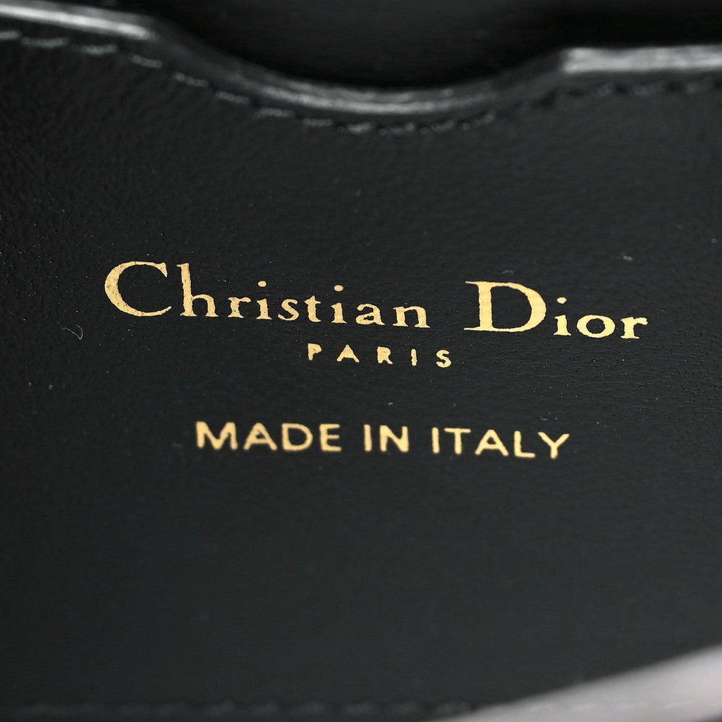Christian Dior Smooth Calfskin 30 Montaigne Flap Bag Black