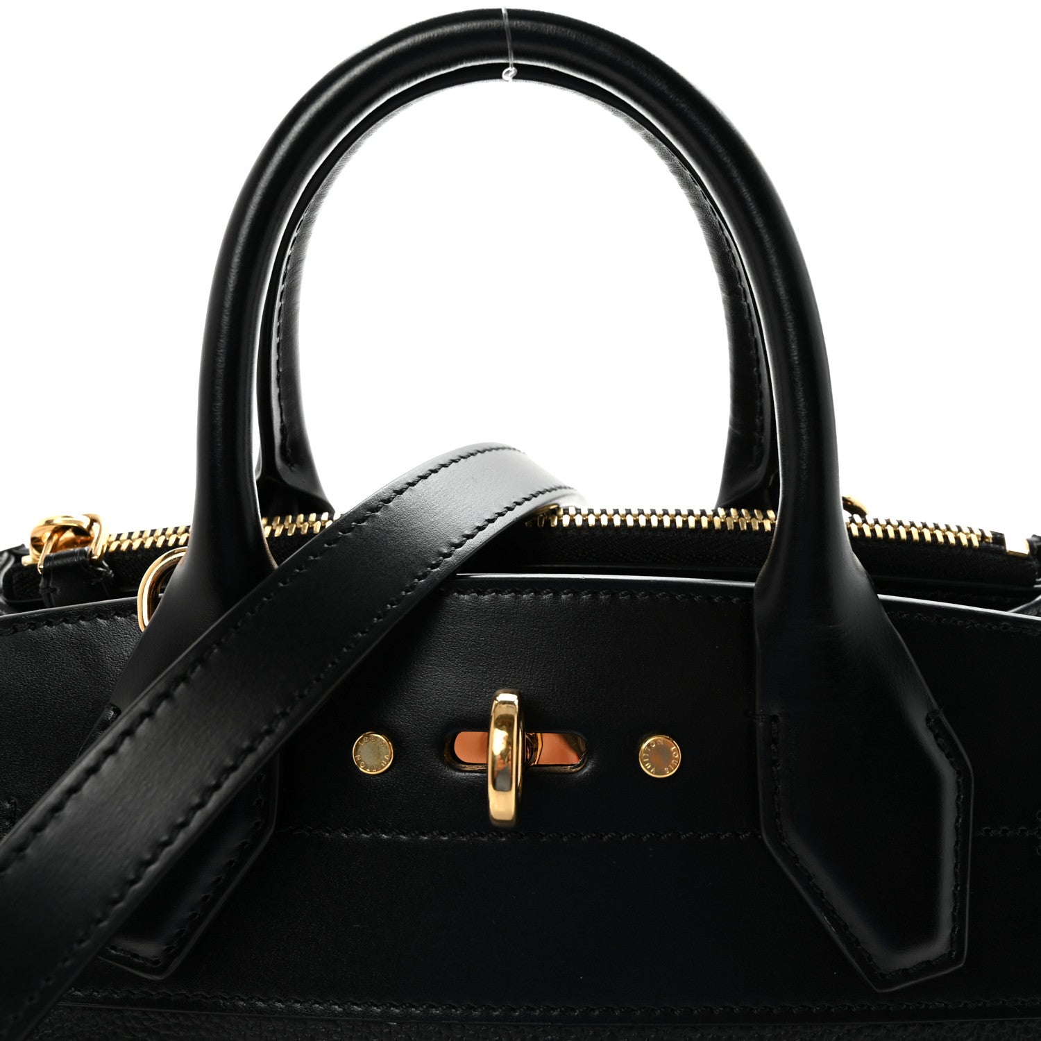 Louis Vuitton Calfskin City Steamer Mini Black