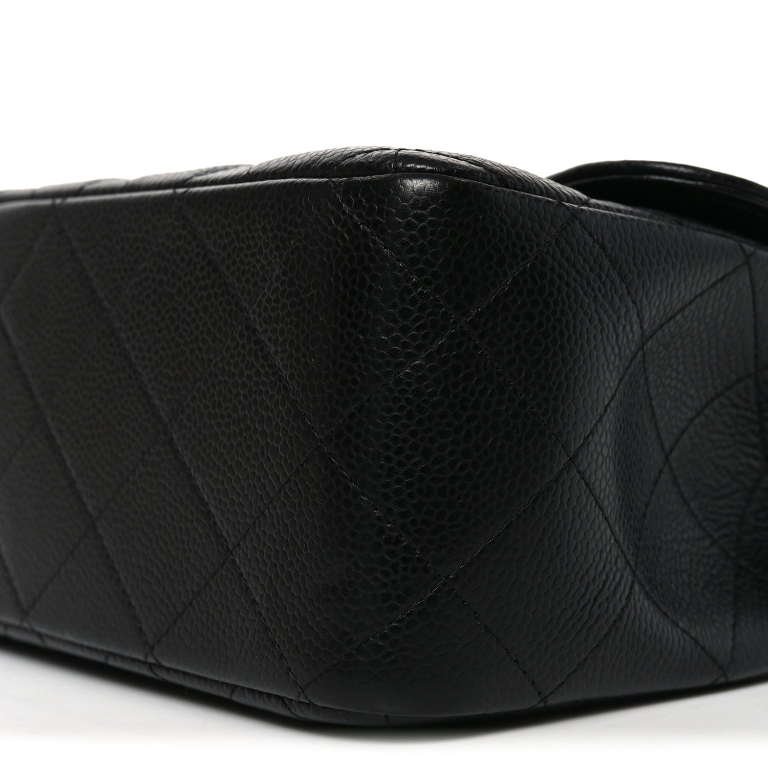Chanel Caviar Quilted Jumbo Double Flap Black
