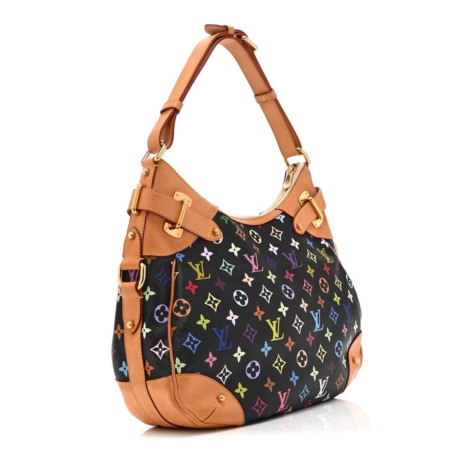Louis Vuitton Monogram Multicolor Greta Black