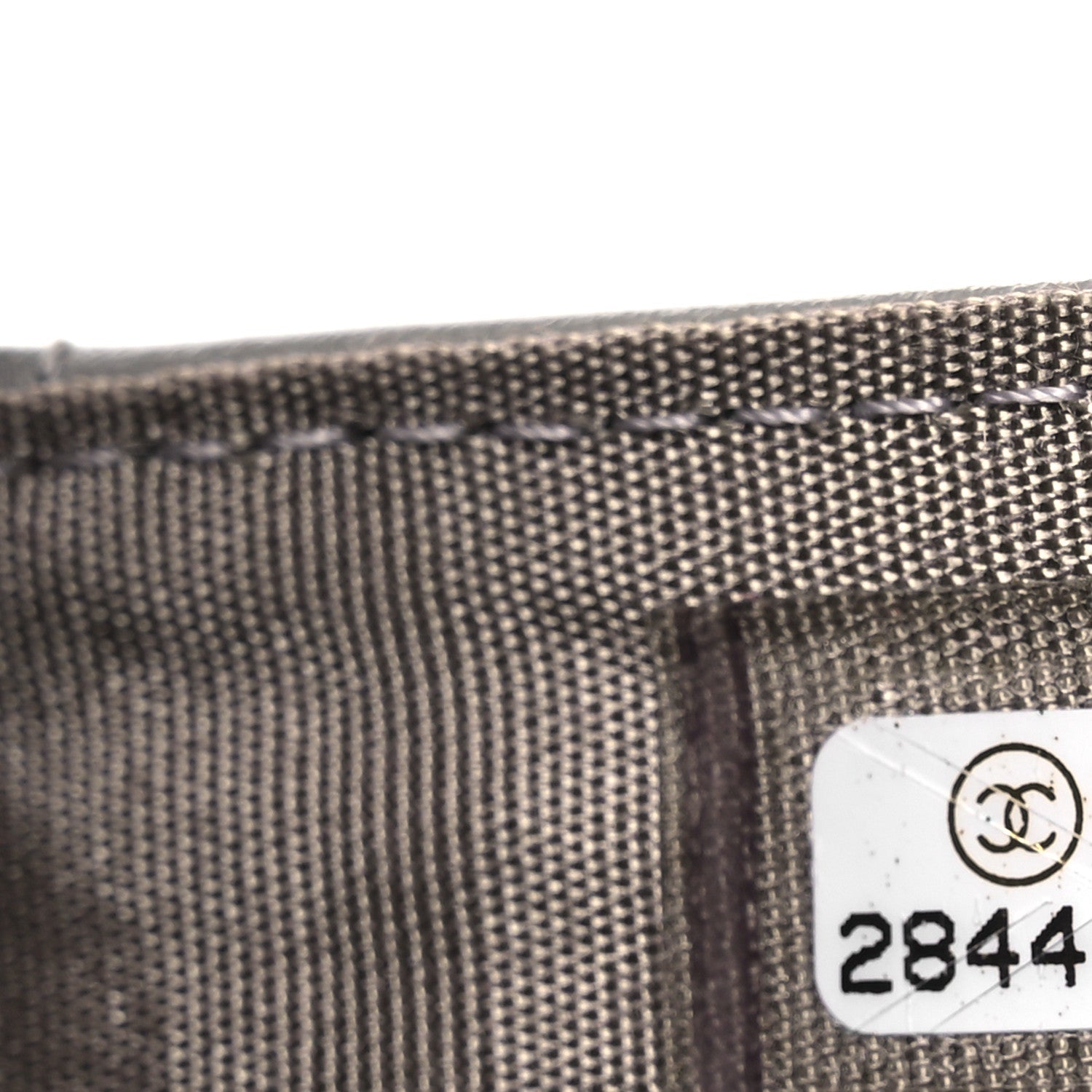 Caviar Quilted Small Boy Flap Wallet Grey