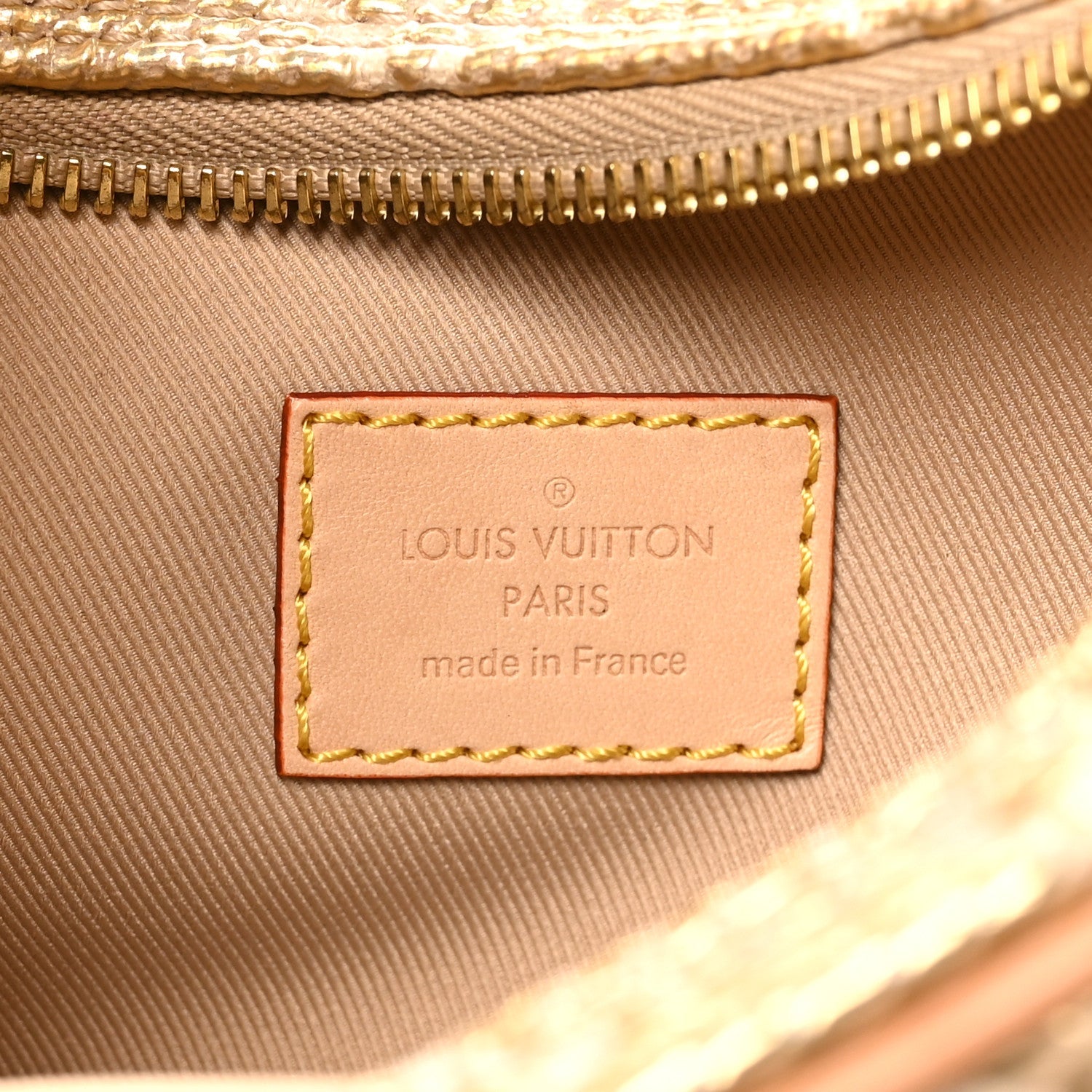 Louis Vuitton Monogram Jacquard Loop Gold