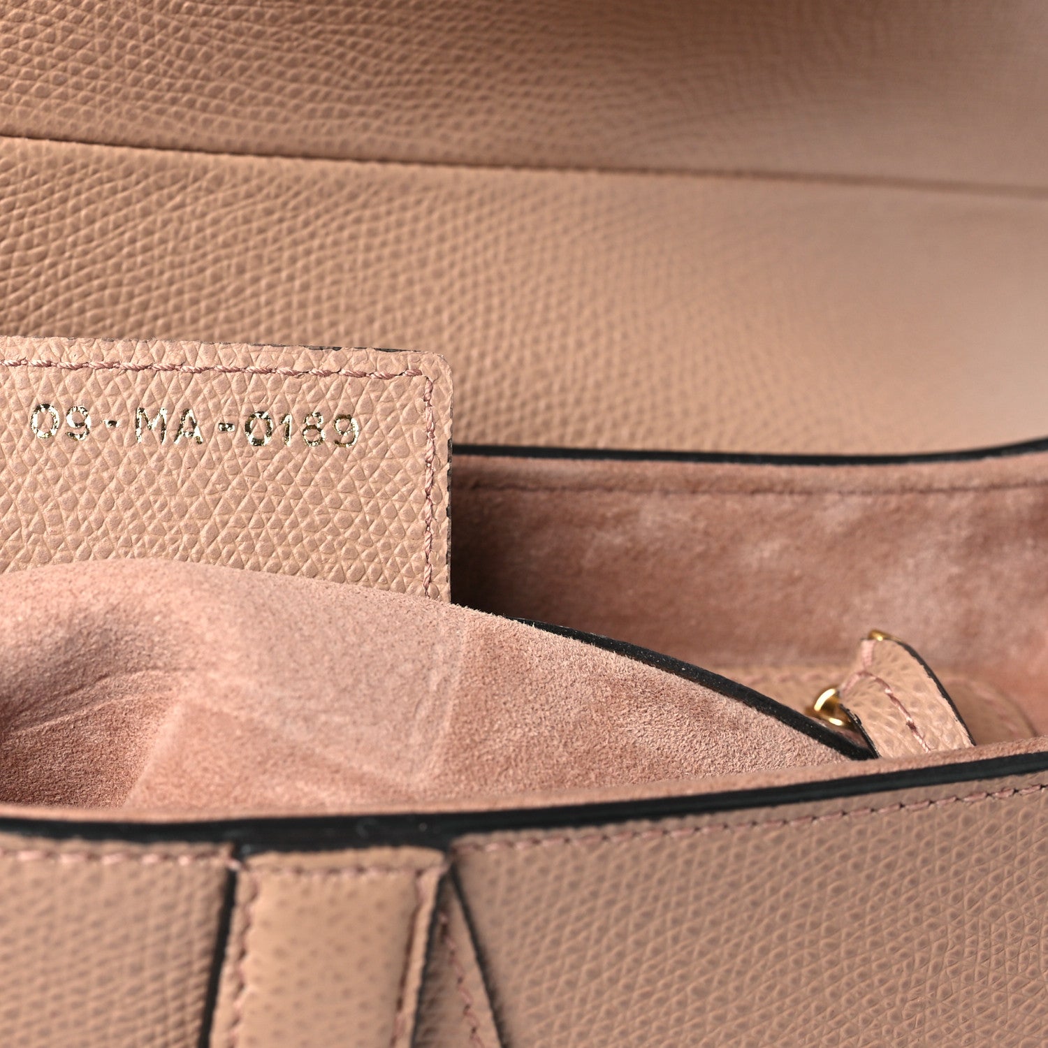 Christian Dior Grained Calfskin Saddle Bag Fard