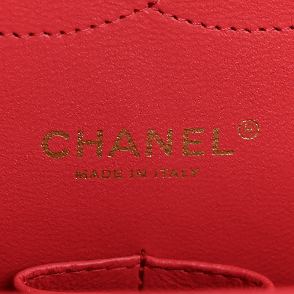 Chanel Caviar Quilted Jumbo Double Flap Dark Pink