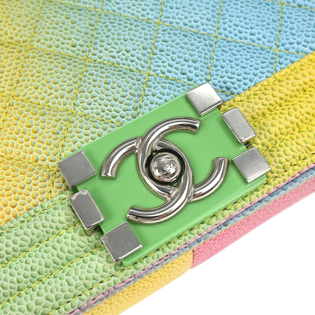 Boy Chanel 2017 Pastel Color Calfskin Medium Shoulder Bag