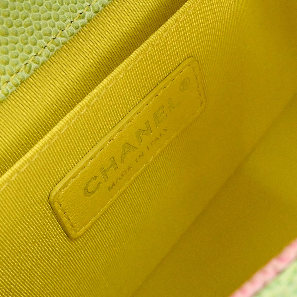 Boy Chanel 2017 Pastel Color Calfskin Medium Shoulder Bag