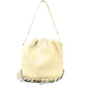 Fringe Leather Pouch Shoulder Bag