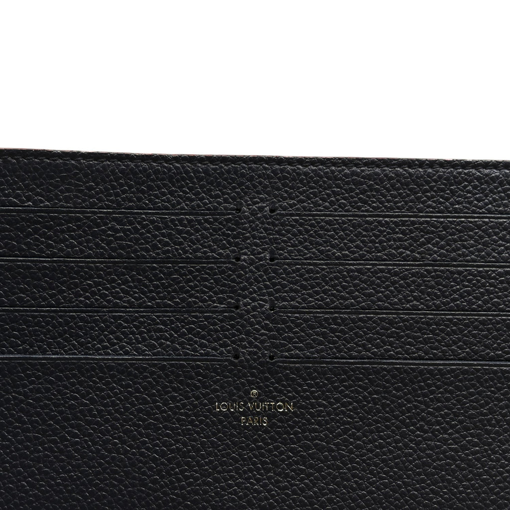 Louis Vuitton Empreinte Pochette Felicie Chain Wallet Marine Rouge