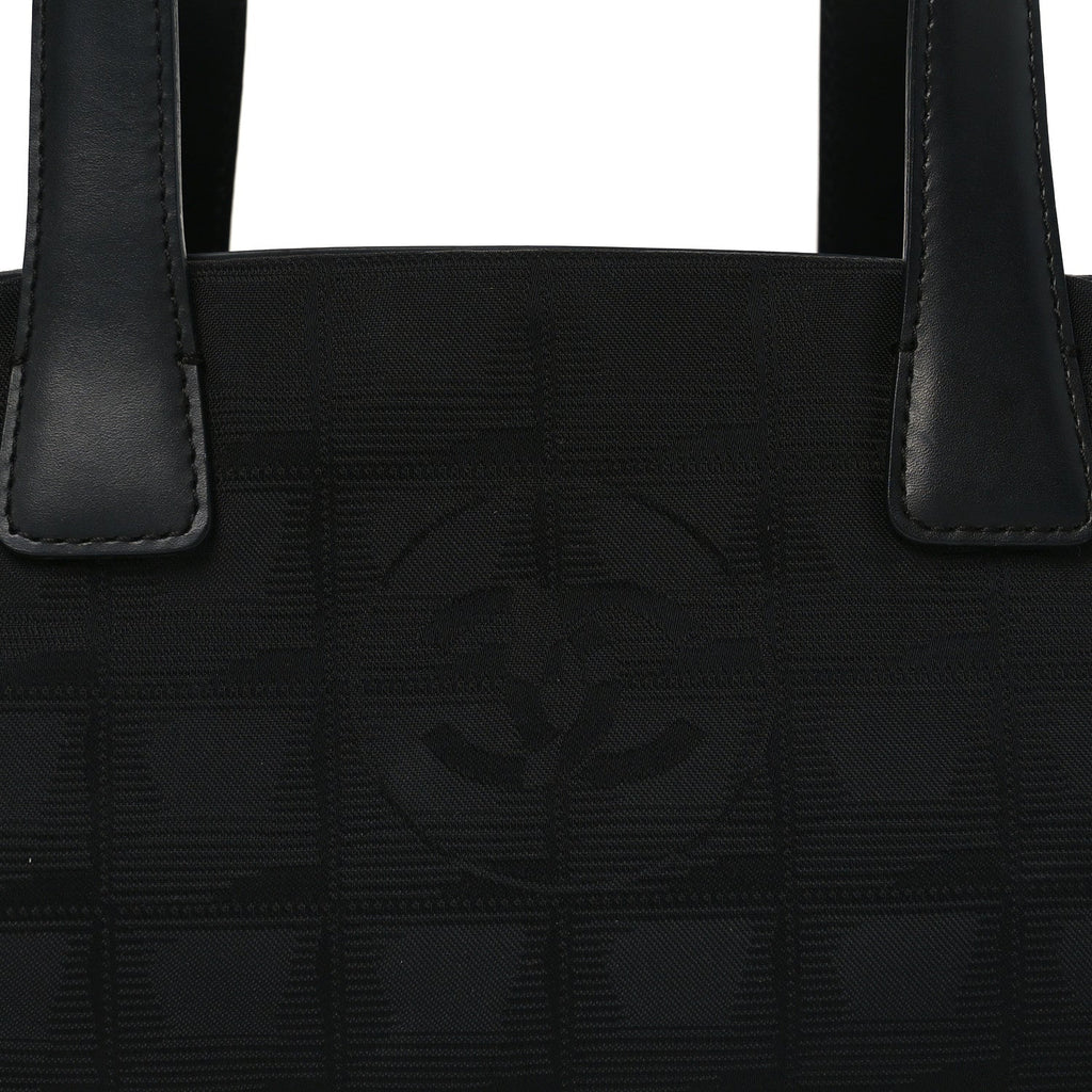 Chanel Nylon Travel Bowler Black