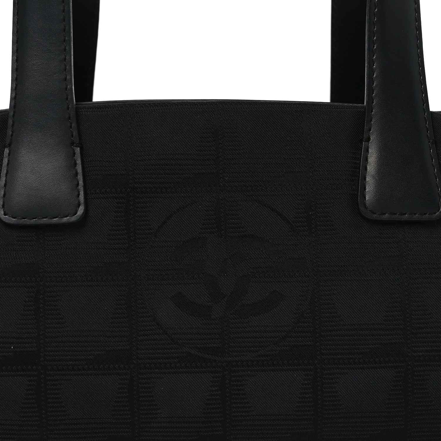 Chanel Nylon Travel Bowler Black