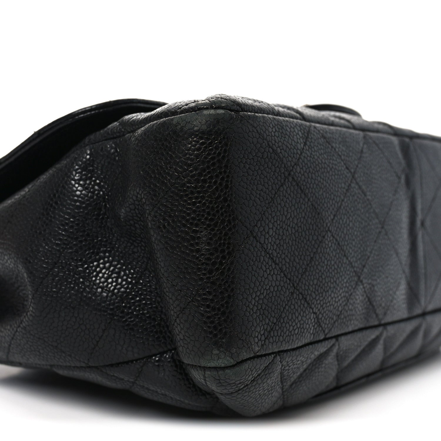 Chanel Caviar Quilted Jumbo Single Flap Black
