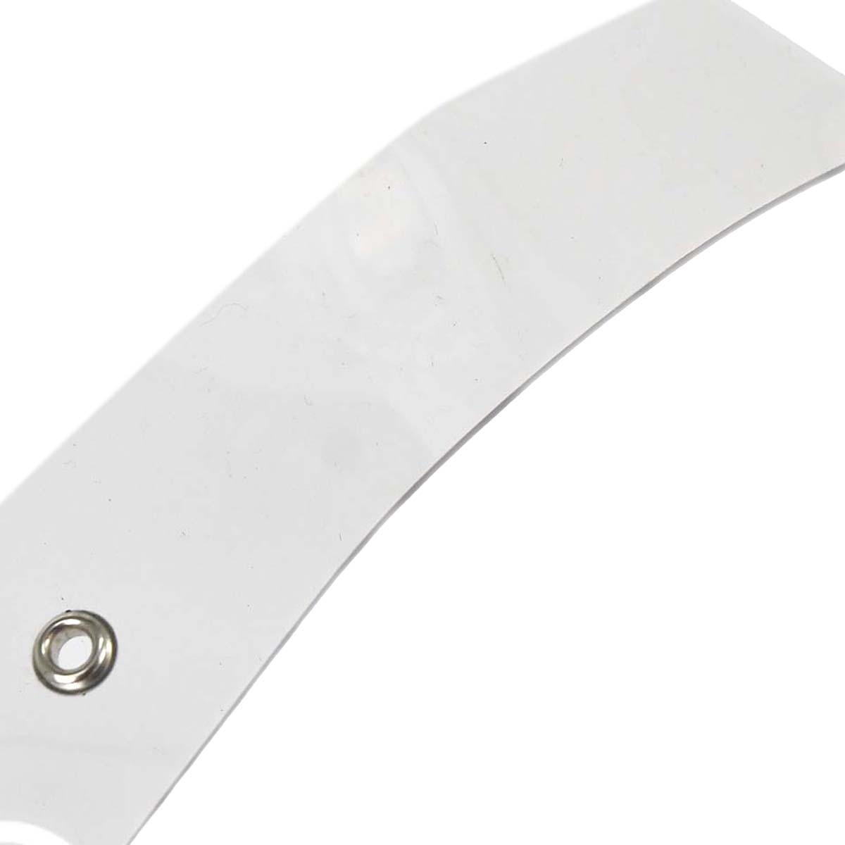 Chanel Clear Silver PVC Belt