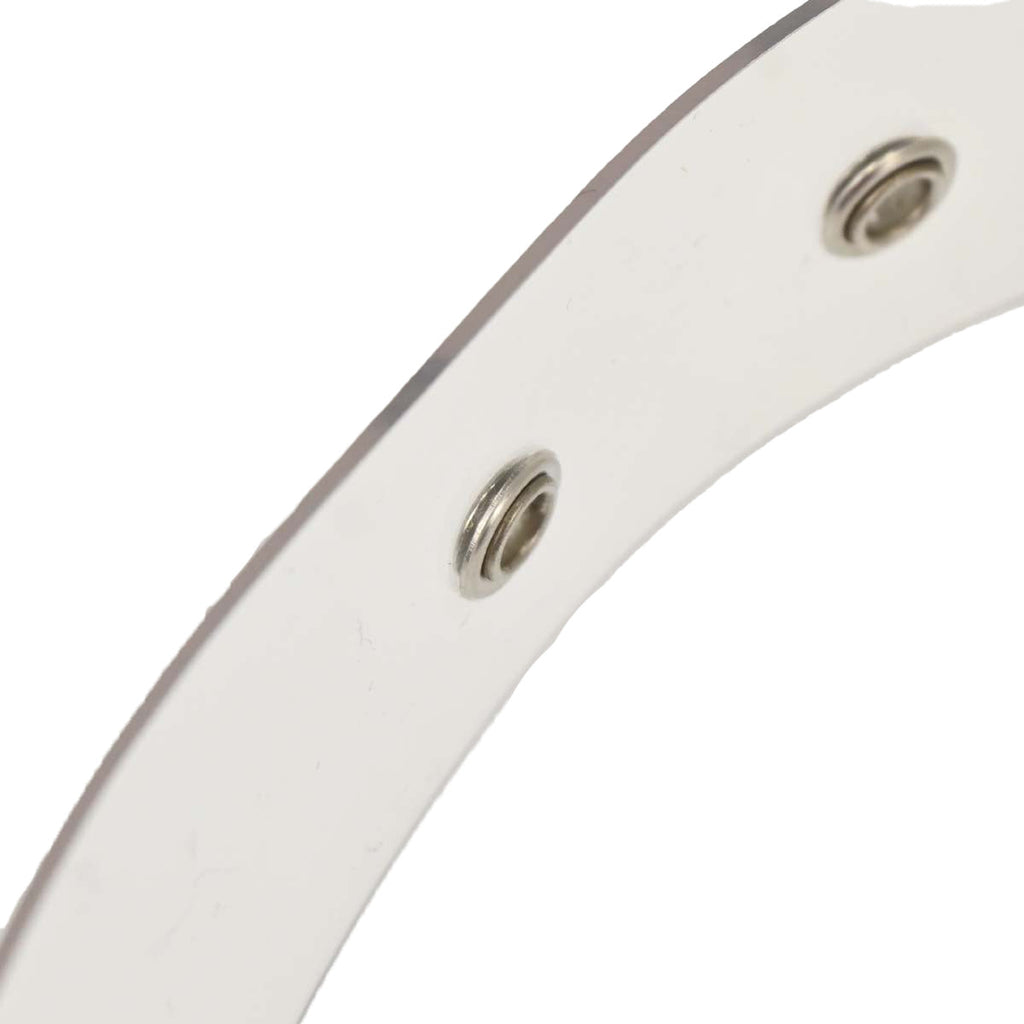 Chanel Clear Silver PVC Belt