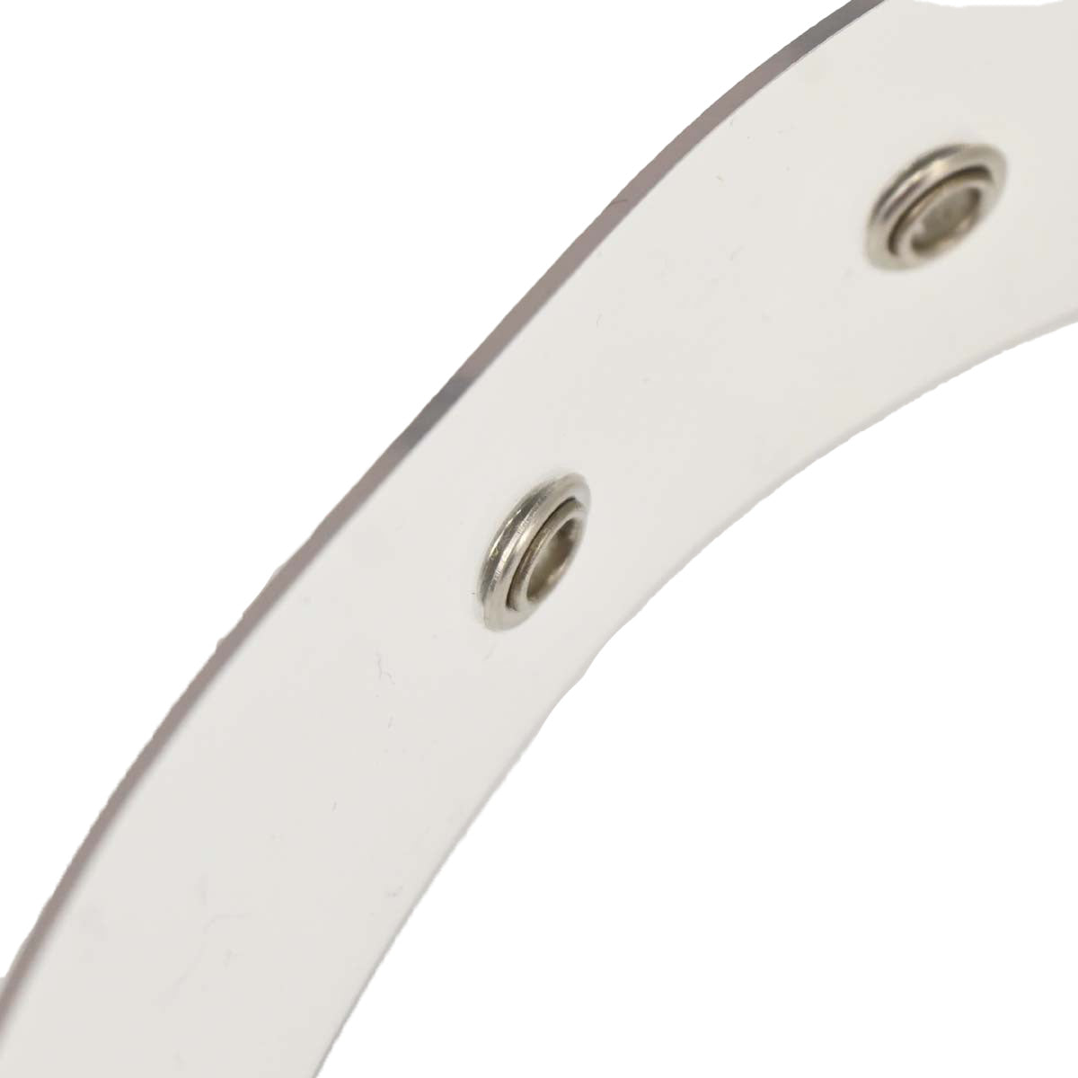 Chanel Clear Silver PVC Belt