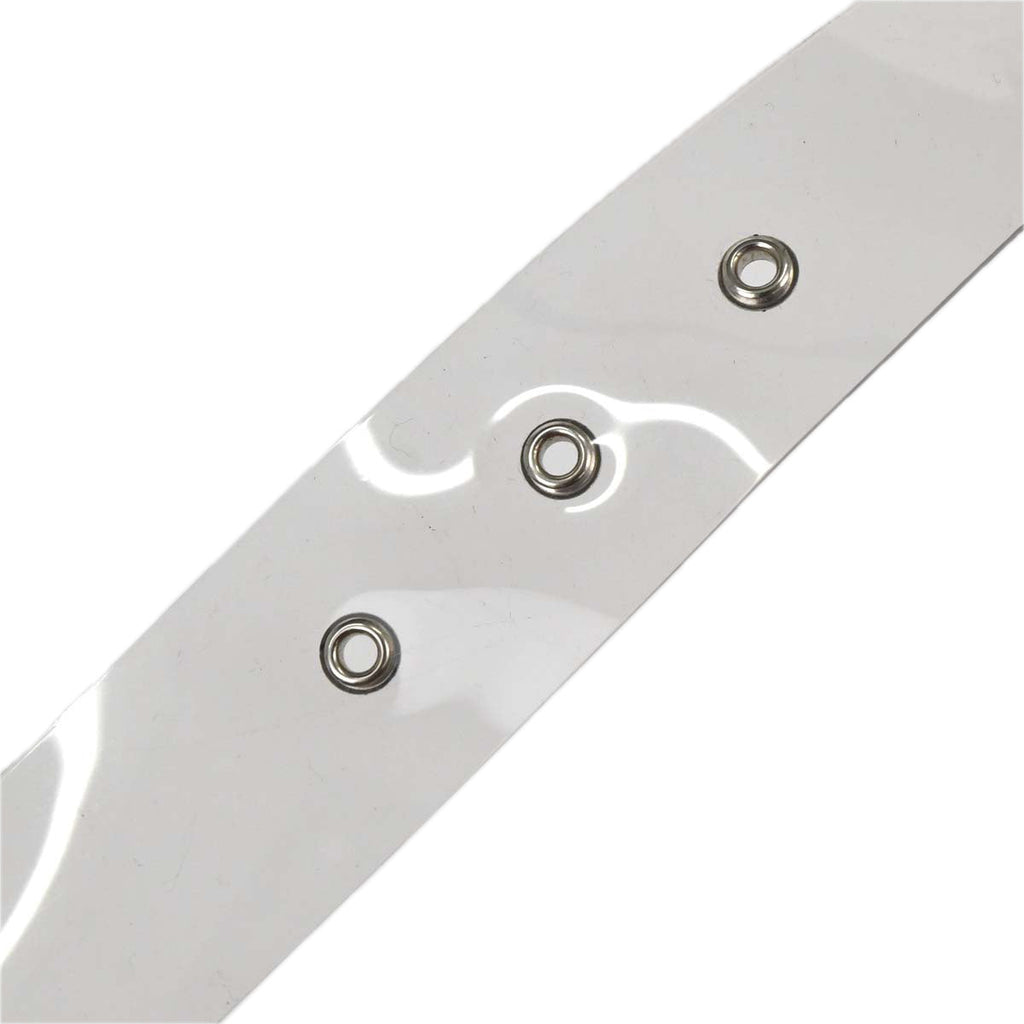 Chanel Clear Silver PVC Belt