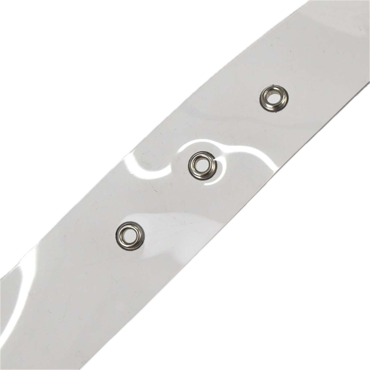 Chanel Clear Silver PVC Belt