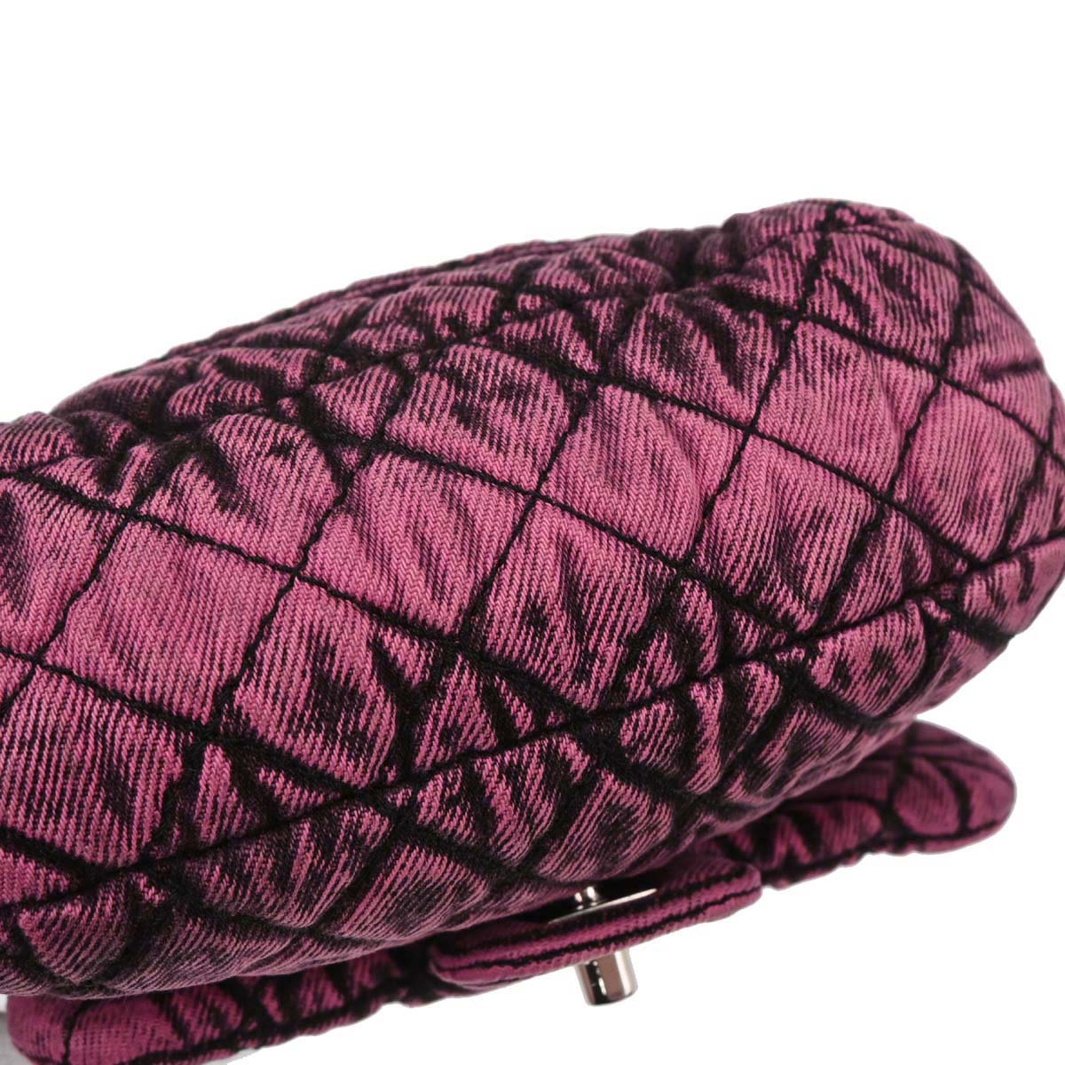 Chanel Pink Denim Shoulder Bag