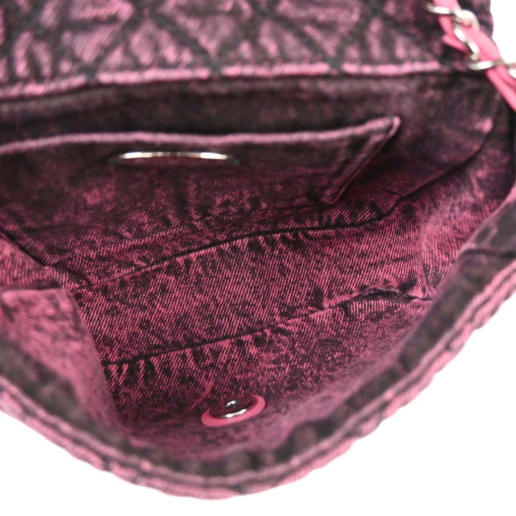 Chanel Pink Denim Shoulder Bag