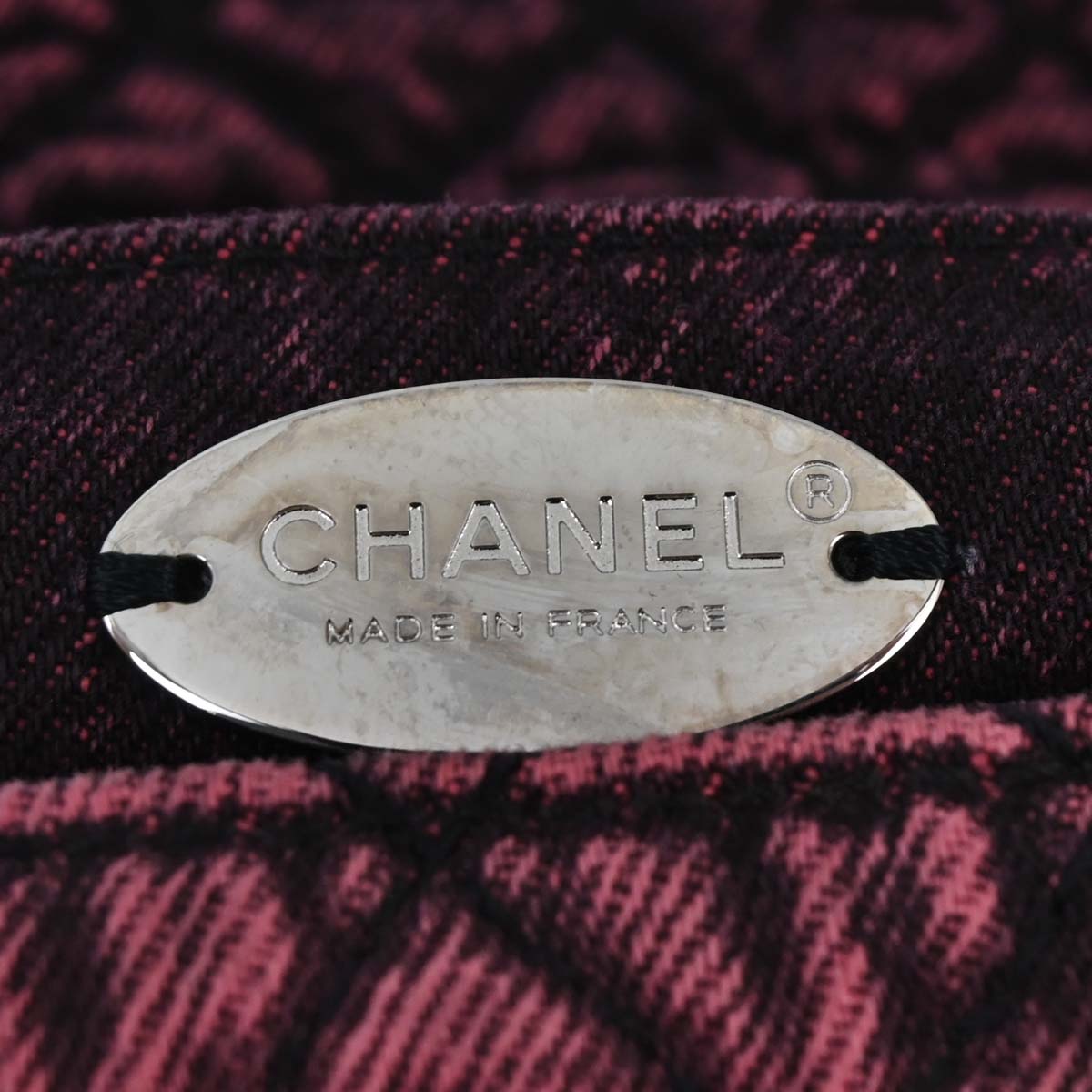 Chanel Pink Denim Shoulder Bag