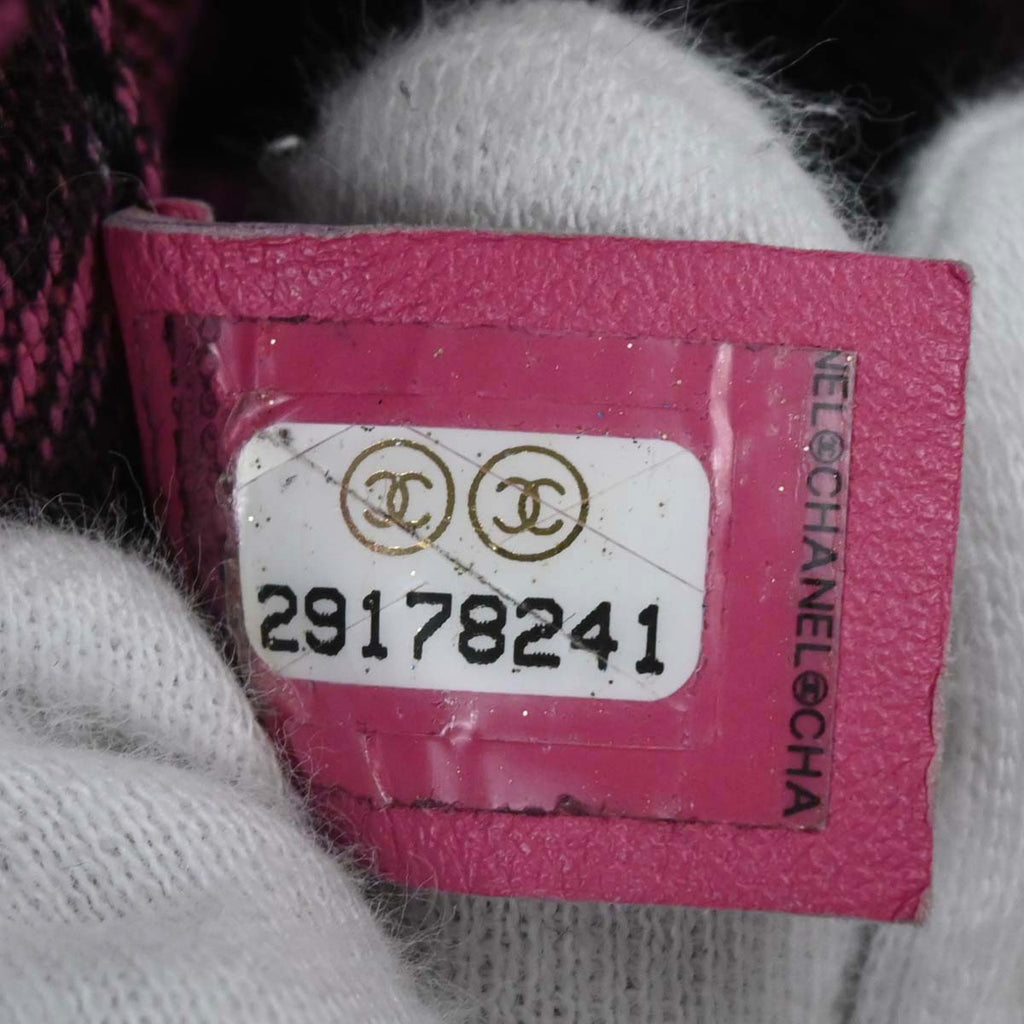 Chanel Pink Denim Shoulder Bag