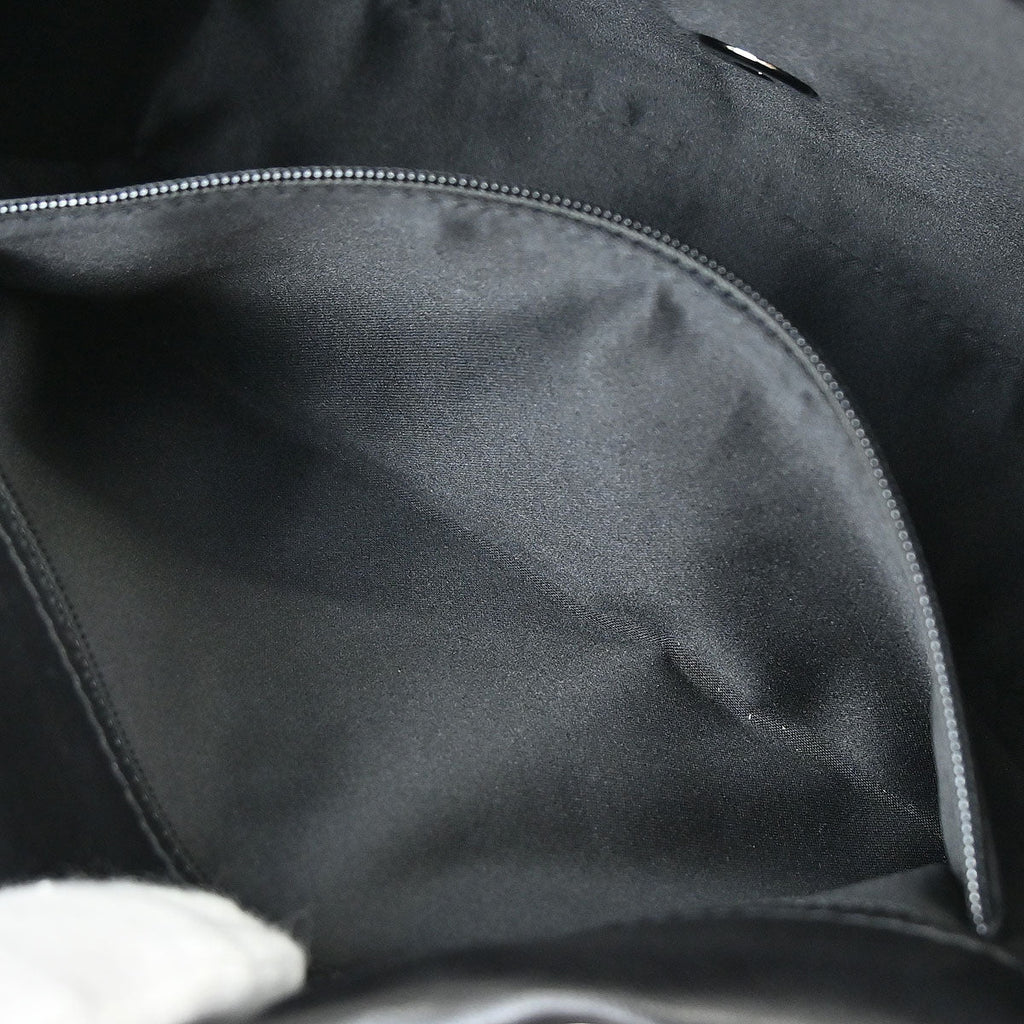 Chanel Black Tweed Lambskin Patchwork Stitch Shoulder Bag