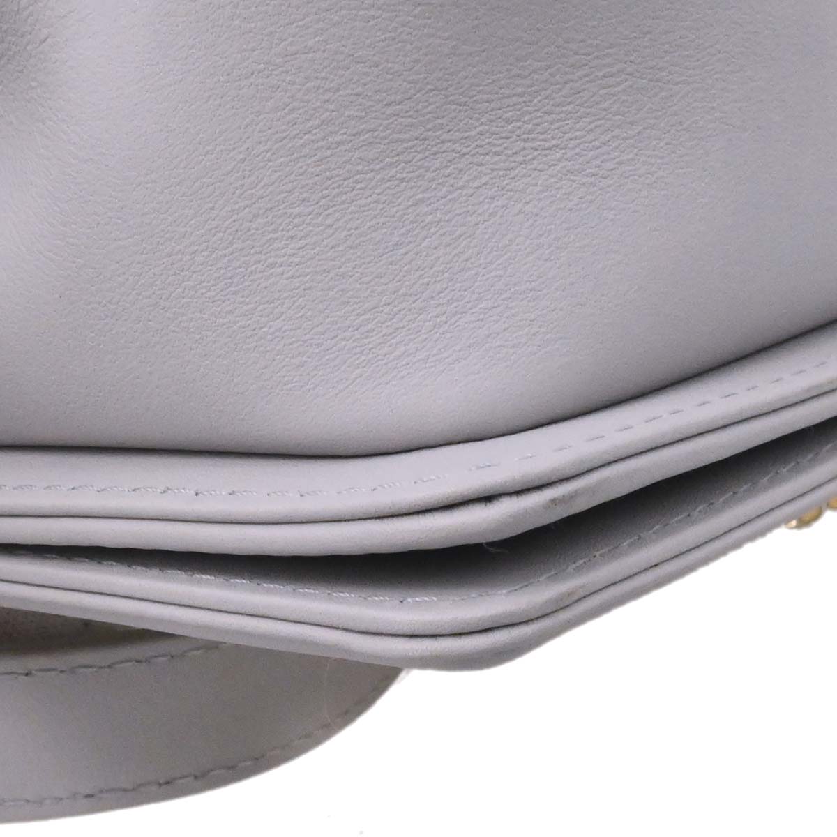 Boy Chanel Gray Lambskin Small Chain Shoulder Bag