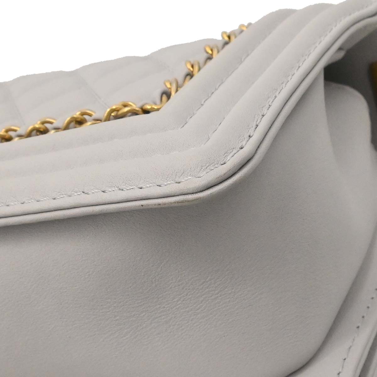 Boy Chanel Gray Lambskin Small Chain Shoulder Bag