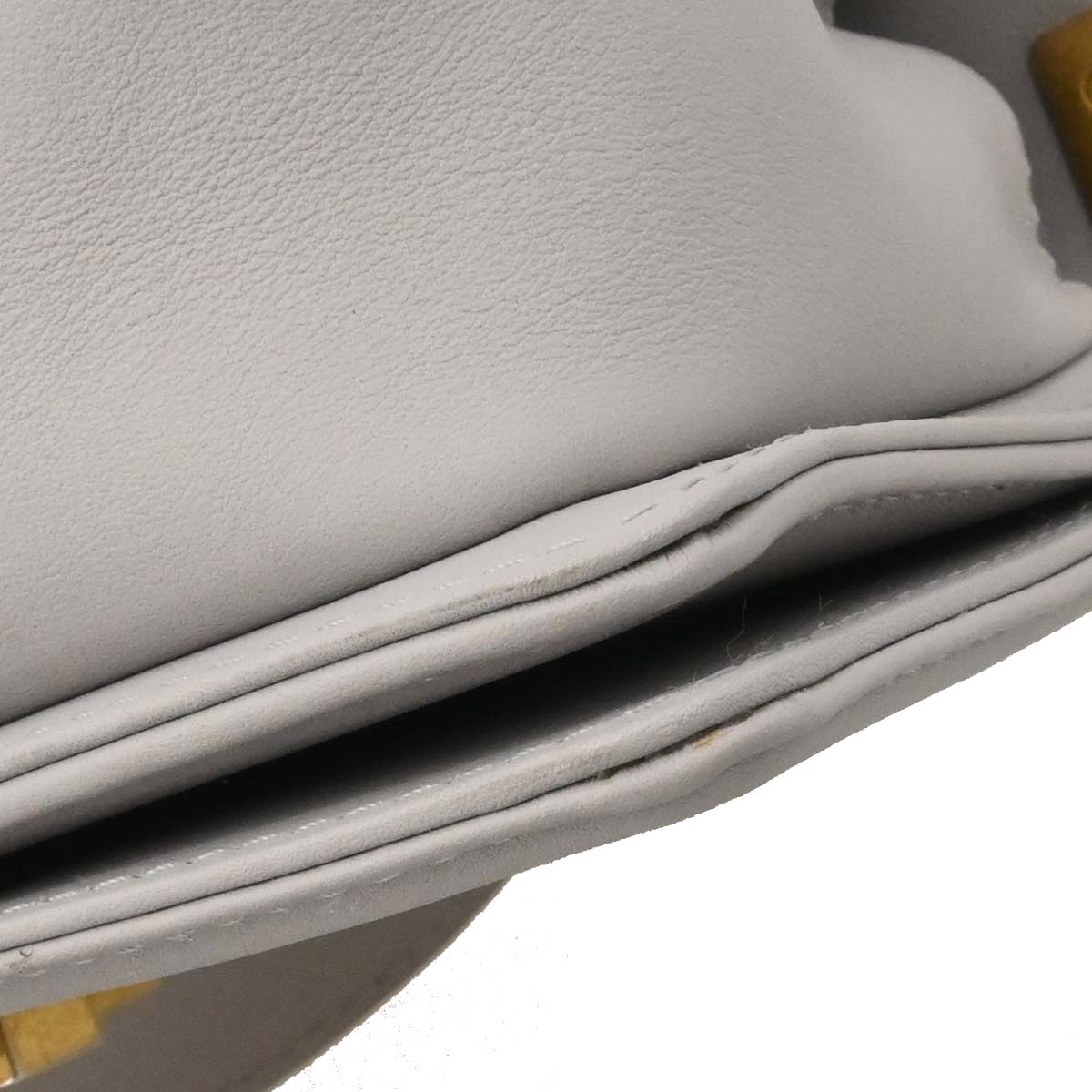 Boy Chanel Gray Lambskin Small Chain Shoulder Bag