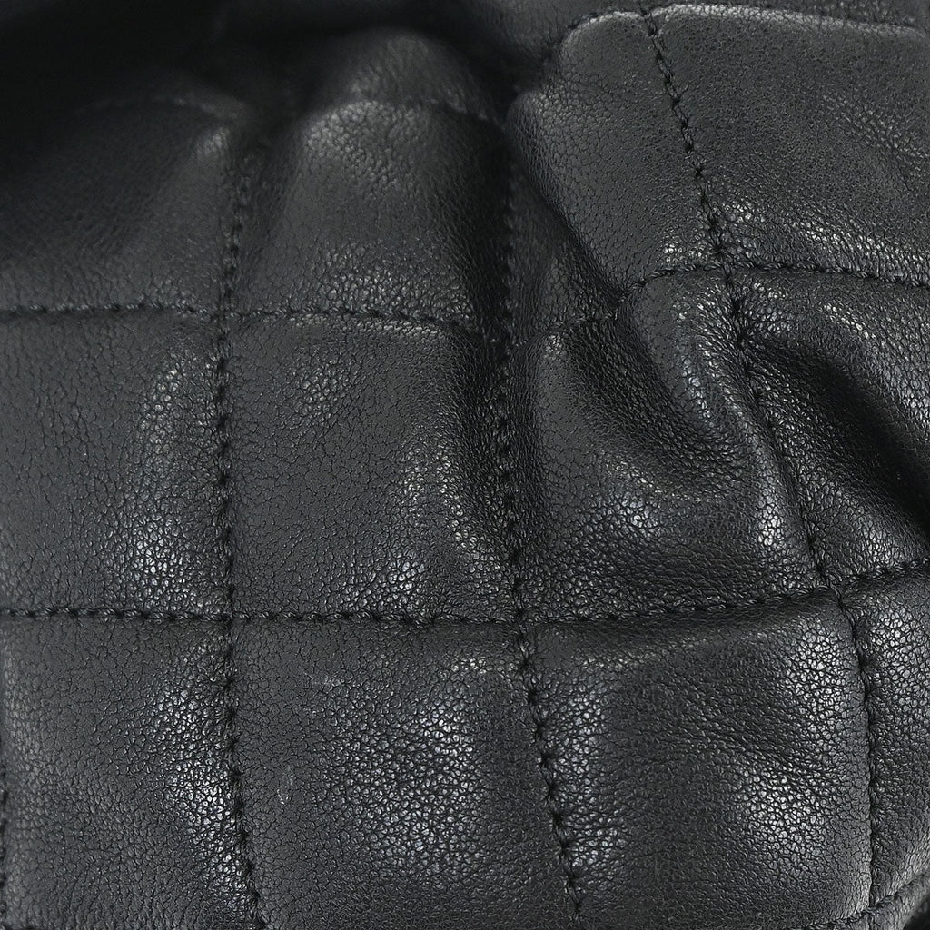 Chanel Black Calfskin Chain Around Shoulder Bag