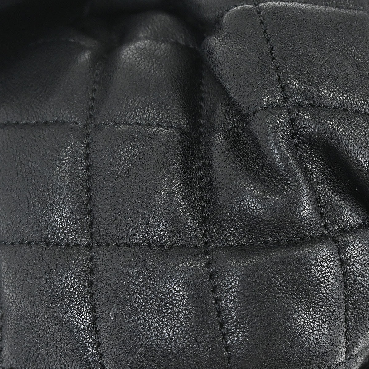 Chanel Black Calfskin Chain Around Shoulder Bag